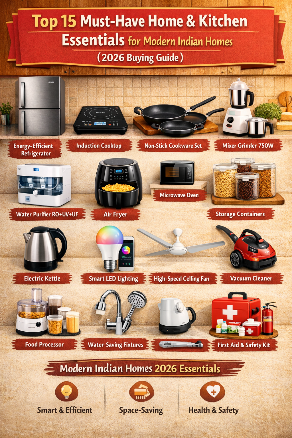 Top 15 Must-Have Home & Kitchen Essentials for Modern Indian Homes (2026 Buying Guide)
