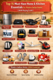 Top 15 Must-Have Home & Kitchen Essentials for Modern Indian Homes (2026 Buying Guide)